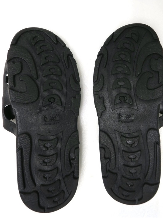 Okabashi Men\'s Slip On Sandals Size XXL. (12) Black Sturdy Arch Support main image 5